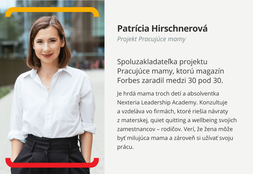 patricia hirschnerova pracujuce mamy rozhovor